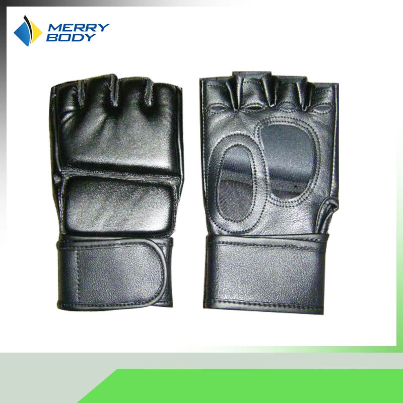 High Quality Leather MMA Gloves Boxing Sparring Gloves